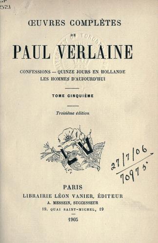 Oeuvres complètes