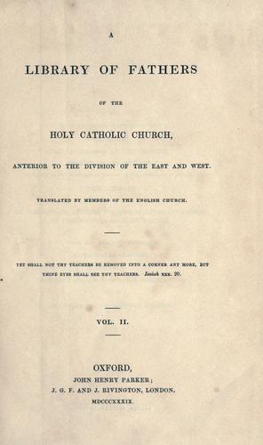 The catechetical lectures of S. Cyril, Archbishop of Jerusalem