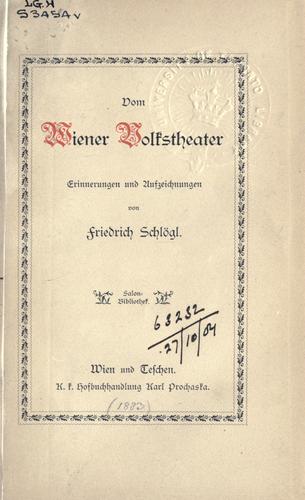Vom Wiener Volkstheater