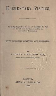 Elementary statics