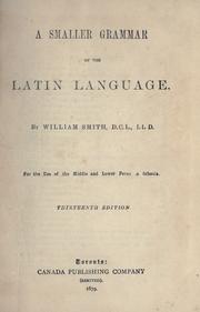 A smaller grammar of the Latin language
