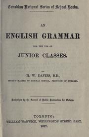 An English grammar for the use of junior classes
