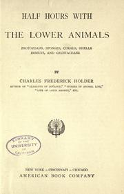 Half hours with the lower animals