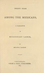 Twenty years among the Mexicans
