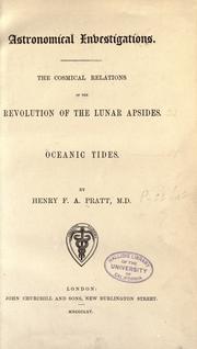 Astronomical investigations