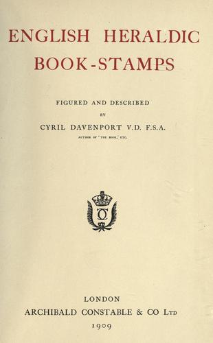 English heraldic book-stamps