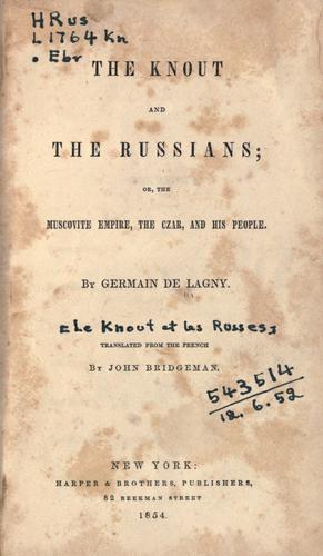 The knout and the Russians