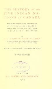 History of the five Indian nations depending on the province of New-York in America