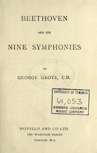 Beethoven and his nine symphonies