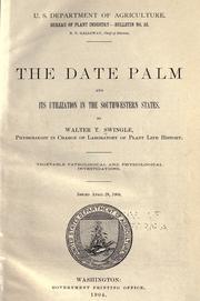 The date palm and its utilization in the southwestern states