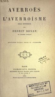 Averroès et l'averroïsme