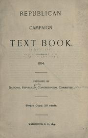 Republican campaign text book