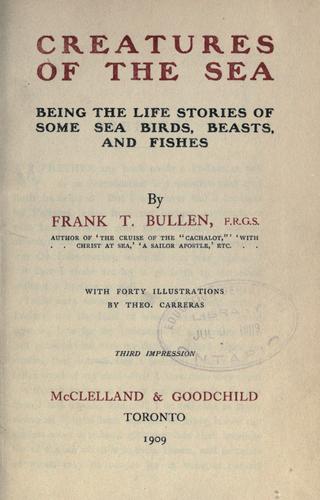 Creatures of the sea