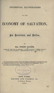 Incidental illustrations of the economy of salvation