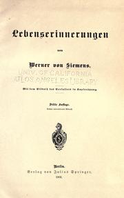 Lebenserinnerungen
