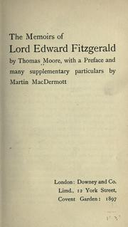 Memoirs of Lord Edward Fitzgerald