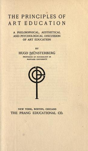 The principles of art education