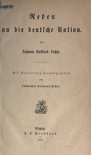 Reden an die deutsche Nation
