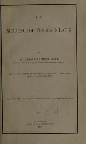 The sequence of tenses in Latin