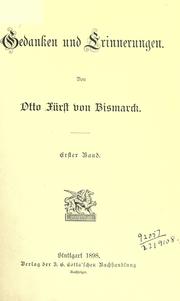 Gedanken und Erinnerungen