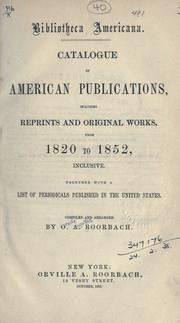 Bibliotheca americana