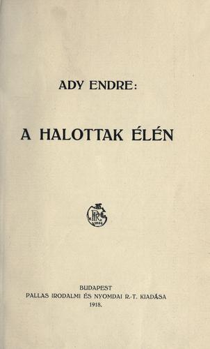 A halottak élén
