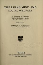 The rural mind and social welfare