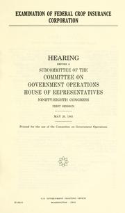 Examination of Federal Crop Insurance Corporation