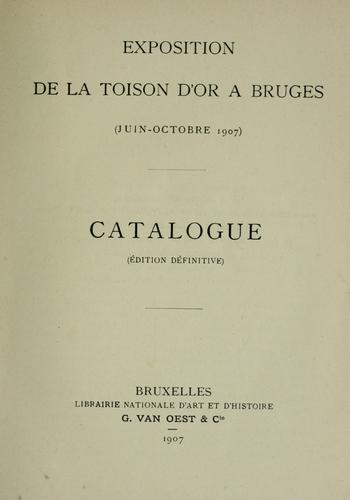 Exposition de la Toison d'or à Bruges