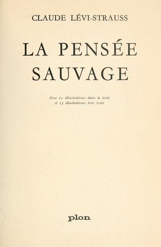 La pensée sauvage