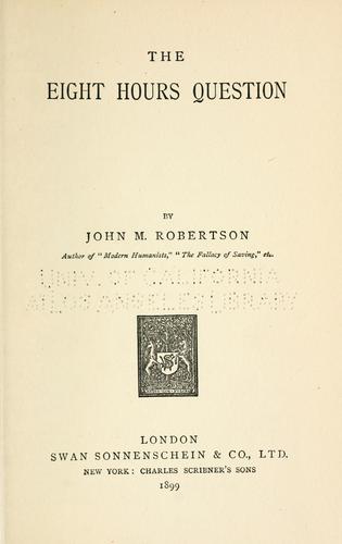 The eight hours question
