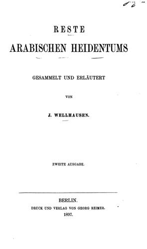 Reste arabischen Heidentums
