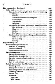 Topographic instructions of the United States Geological Survey
