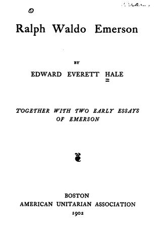 Ralph Waldo Emerson