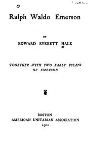 Ralph Waldo Emerson