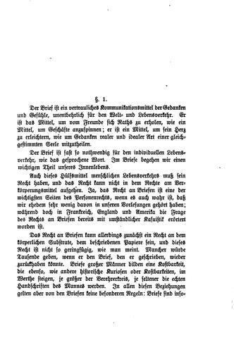 Das Recht an Briefen