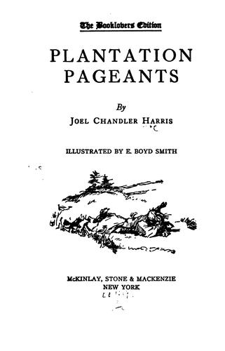 Plantation pageants