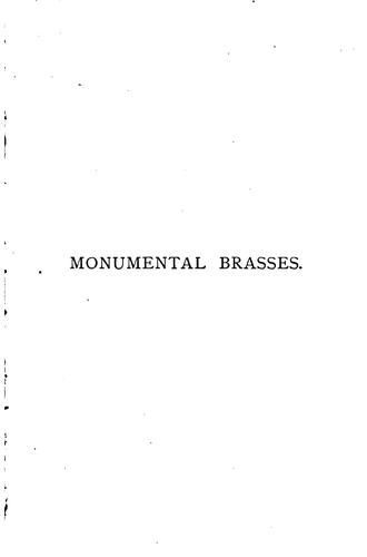 Monumental brasses