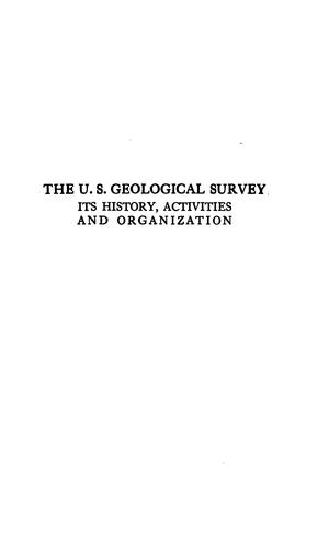 The U.S. Geological Survey