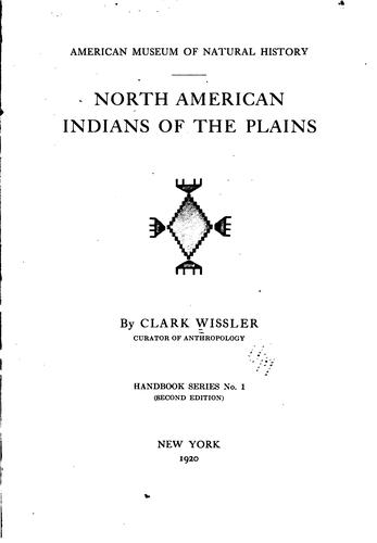 North American Indians of the plains