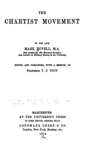 The Chartist movement