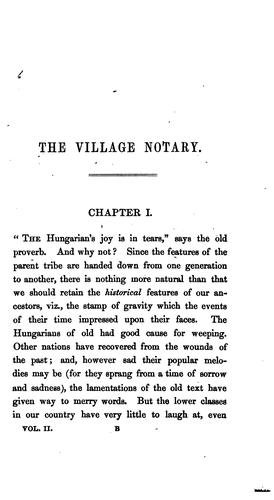 The village notary