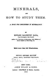 Minerals and how to study them