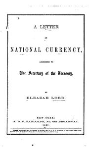 A letter on national currency