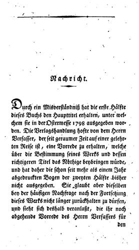 Geschichte der Physik seit dem Wiederaufleben der Wissenschaften bis an das Ende des achtzehnten Jahrhunderts