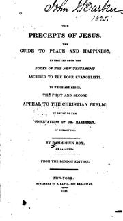 The precepts of Jesus