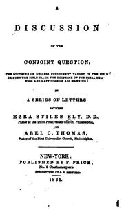 A discussion of the conjoint question