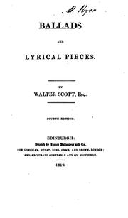 Ballads and lyrical pieces