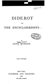 Diderot and the encyclopædists