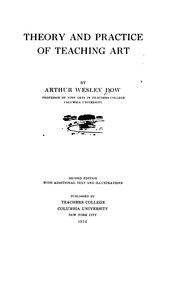 The theory and practice of teaching art